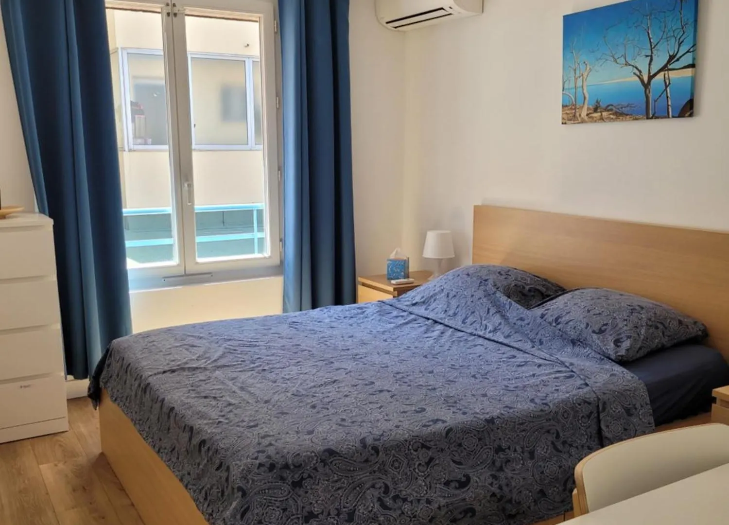 T2 Bleu Mer - Centre Ville, Plage Et Gare Vallauris Appartement